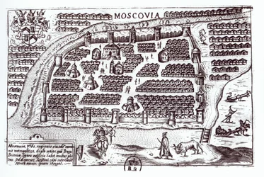 Plan de Moscou, 1628